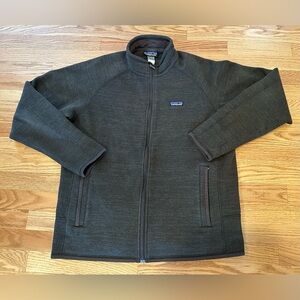 Patagonia Men’s Better Sweater Fleece Jacket Heathered Brown Size Large